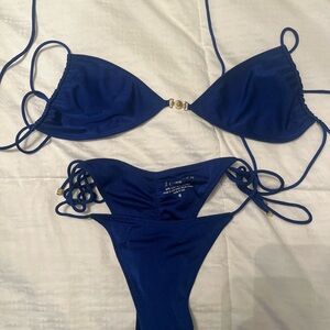 Sommer swim Blue Bikini Set